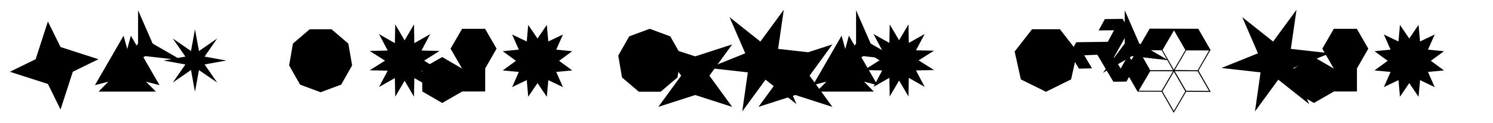 Ingy Star Tilings Regular